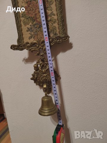 Флорален гоблен с месингов обков., снимка 4 - Гоблени - 42841892