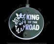 LED ЛЕД Габарити за огледало King of the Road, ОБЕЦИ ,Бяло-Червено 24V , снимка 3