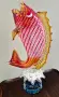 Голяма масивна фигура Murano Style glass , снимка 1
