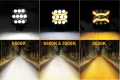  Висок клас LED Диоден Боен фар за трактори ATV мотокари камиони Квадрат, снимка 3