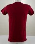 Мъжка тениска в цвят бордо марка Akito Tanaka - S, снимка 2