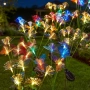 Декоративни соларни лампи с пеперуди – Водоустойчиви RGB цветове, идеални за цветни лехи и алеи 4986, снимка 10