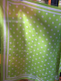 Копринен шал LDADPR в цвят лайм, снимка 2