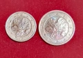 Два броя Немски монети от (1)и(2)Евро цента (2002г) със буквата (G) . , снимка 9