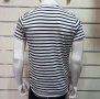Нова мъжка моряшка блуза на райе с копчета, снимка 12