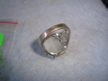ПОСРЕБРЕН СТИЛЕН АРТ НУВО СКЪПОЦЕНЕН ПРЪСТЕН с КОТЕШКО ОКО 21640, снимка 8