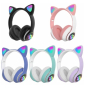 Котешки детски слушалки, Безжични , снимка 1 - Слушалки и портативни колонки - 44725417