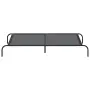 vidaXL Повдигнато легло кучета черно 150x90x20 cm Текстилен и стомана, снимка 4