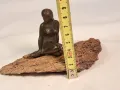 бронзова статуетка русалка  7/3, снимка 7