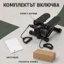 ️ Хидравличен степер с ластици и LCD брояч, черен, снимка 5