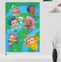 Рибки Гупи балони Bubble Guppies Платно плат за рамкиране на картина, снимка 3