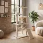 Котешки център за игра и почивка с драскалка и къщичка, 125 см, снимка 1