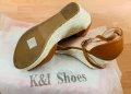 Обувки K&L shoes. Нови, елегантни, на платформа, № 39, стелка 24,5-25 см,30 лв, снимка 3