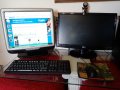 Компютърна конфигурация с монитор,клавиатура,мишка и камера., снимка 2