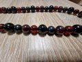 Уникална огърлица от Черен Турмалин,Червен Гранат,Шунгит и Чери Кехлибар , снимка 3