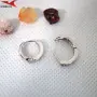 Обеци с платинено покритие 211254, снимка 2
