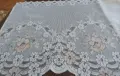 Перде с бродерия цветя 160×53 см., 5€, снимка 2