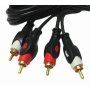 Аудио видео кабел 2xRCA чинчове Wireman 2RCA HQ, 10 метра, снимка 1 - Кабели и адаптери - 42341742