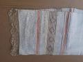 Автентичен тъкан кенарен месал с дантела , обредна кърпа, снимка 3