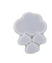 Голям и малки облак облаци пано силиконов молд форма фондан шоколад гипс смола декор, снимка 2