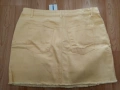 Нова жълта дънкова пола ХL, снимка 3