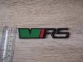Skoda VRS емблеми зелено с черно, снимка 3