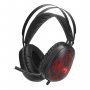 Слушалки с микрофон Геймърски Marvo HG9049 7.1 Черни Backlight Gaming Headphones, снимка 1 - Слушалки за компютър - 33748760
