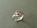 Красив Сребърен пръстен с аметист, снимка 3