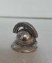 Vintage малък колекционерски метален шлем, снимка 10