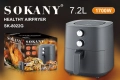 Еър Фрайър Sokany 7.2L 1700W SK-8022G, снимка 5