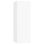 vidaXL ТВ шкаф, бял, 30,5x30x90 см, ПДЧ（SKU:803344, снимка 1 - Шкафове - 44511090