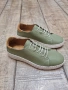 Дамски спортни обувки от естествена кожа в зелено , снимка 1
