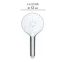 Душ слушалка WENKO Automatic Cleaning с диаметър 12 см, снимка 2
