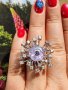 Уникално красив сребърен пръстен , снимка 1 - Пръстени - 39314806