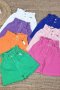 Розови Къси Панталони Paper bag, снимка 1 - Къси панталони и бермуди - 39308203