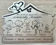 😍Нов модел семейна табела за входна врата ❣️, снимка 3