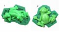 3D 2 вида голяма жаба силиконов молд за украса декор торта фондан шоколад гипс сапун, снимка 1