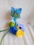 Налични-Сапунени цветя летяща чаша , снимка 1 - Декорация за дома - 32037882