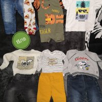 Лот 9бр бебешки дрехи за момче 86-92см, снимка 1 - Други - 39449089