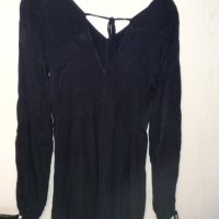 Дамска черна блуза Reserved №34 туника, блузон, снимка 13 - Блузи с дълъг ръкав и пуловери - 31780034