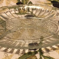Овална стъклена ордьовърна чиния с 4 отделения, снимка 4 - Чинии - 31389529