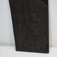 Дърворезба - ръчно изработена , африкански мотиви, снимка 2 - Картини - 34422700