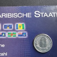 Източни Кариби. 1, 5,10,25, 50 цента. 1 долар. 6 бройки., снимка 2 - Нумизматика и бонистика - 44214437
