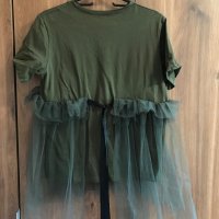 Ефирна дамска блуза, снимка 2 - Тениски - 37419558