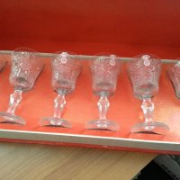 Кристални чаши , снимка 1 - Антикварни и старинни предмети - 34486808