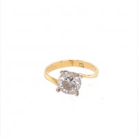 Златен дамски пръстен 2,69гр. размер:50 14кр. проба:585 модел:13601-5, снимка 1 - Пръстени - 39449331