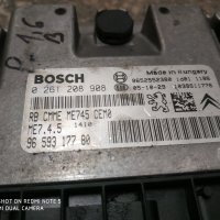 ECU Bosch ME7.4.5 0261208908 9659317780 , 0 261 208 908 , 96 593 177 80 ,компютър пежо 307 1.6 бензи, снимка 3 - Части - 39637753