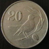 20 цента 1983, Кипър, снимка 1 - Нумизматика и бонистика - 35534750