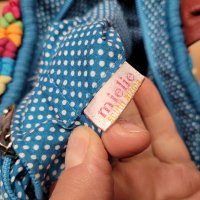 MIELIE екстравагантна чанта,плетена шарена, снимка 18 - Чанти - 40021350