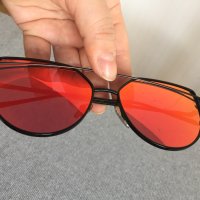 НОВИ Дамски Слунчеви Очила Модерни Огледални Черни Червени Розови Лилави Оранжеви, снимка 4 - Слънчеви и диоптрични очила - 44447899